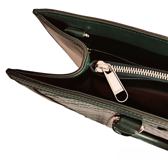 Gucci Guccissima Large Leather Tote / Crossbody Bag - Picture 7 of 13